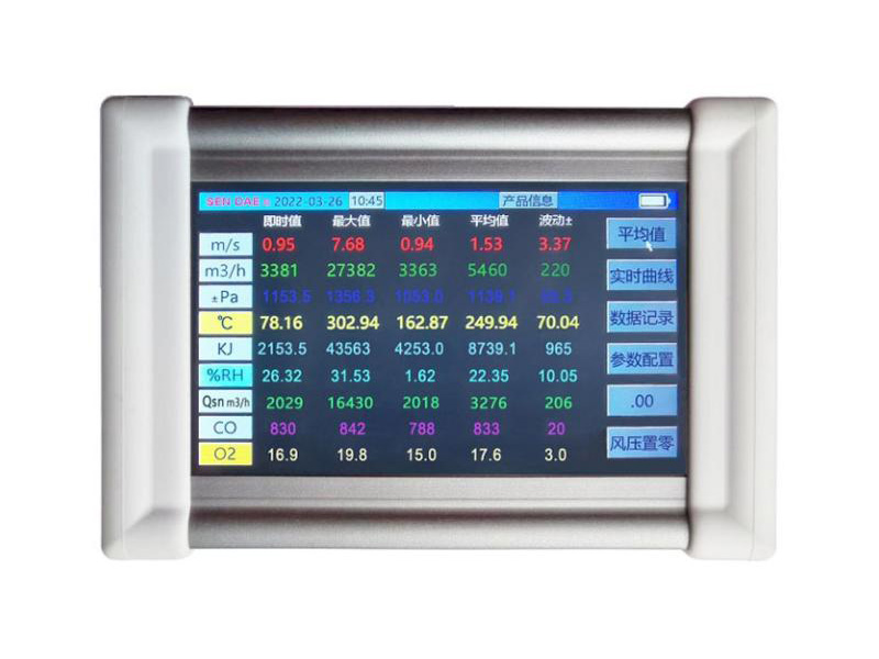 手持式风速/风压/风量/风温/湿度/露点/热量/综测仪